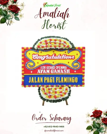 Sewa Papan Bunga Rama Gunawan